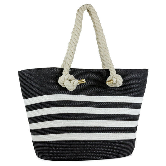 Women'S Adult Paper Straw Beach Bag Toast